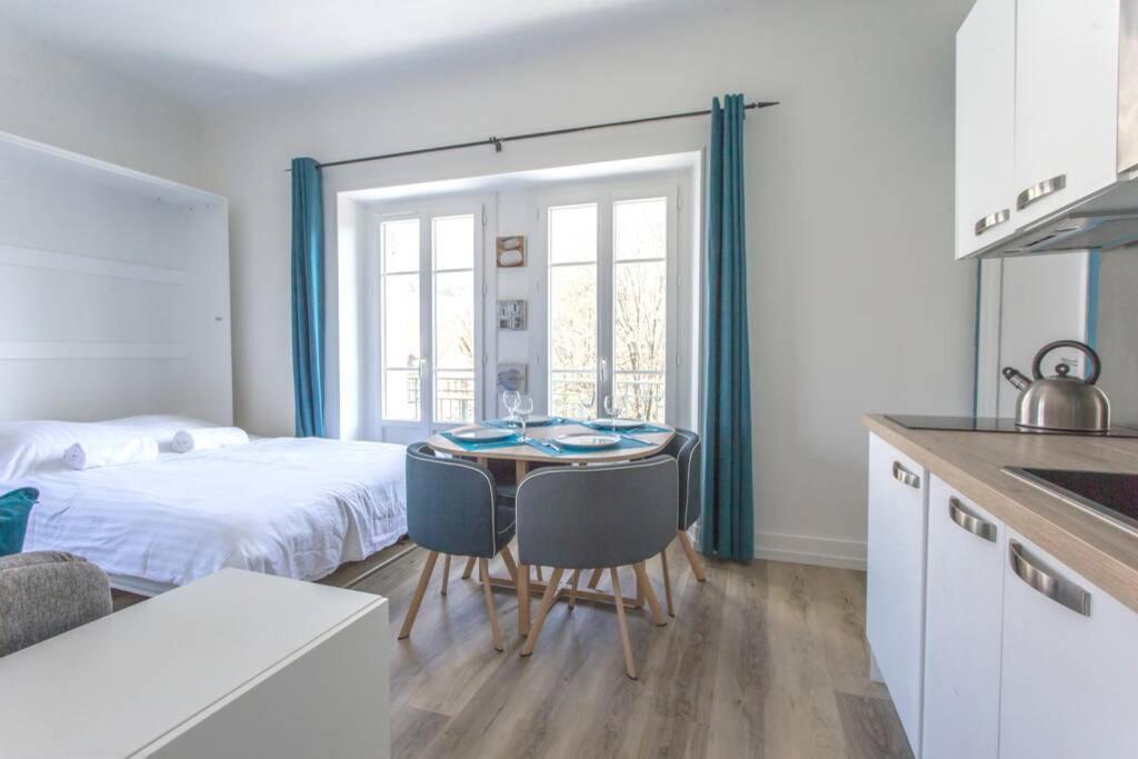 Zen Studio Les Thermes - Challes Centre - Parking Bagian luar foto